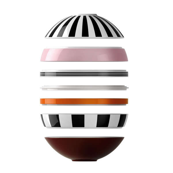 Decorative Sphere Dinnerware Set For 2 – Premium Porcelain Tableware