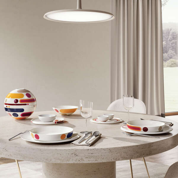 Decorative Sphere Dinnerware Set For 2 – Premium Porcelain Tableware