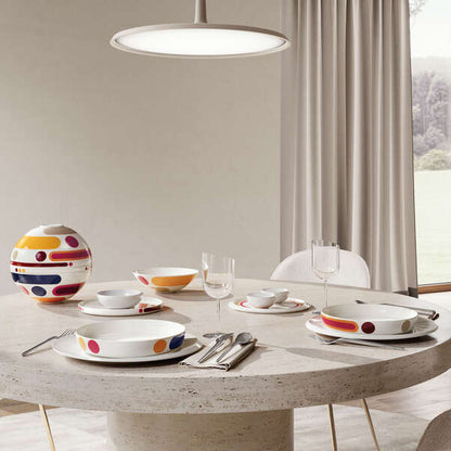 Decorative Sphere Dinnerware Set For 2 – Premium Porcelain Tableware