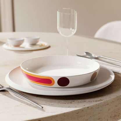 Decorative Sphere Dinnerware Set For 2 – Premium Porcelain Tableware